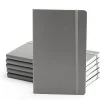 Poppin Professional Notebooks, 5" x 8.25", College Ruled, 96 Sheets, Gray/Silver, 25/Set (104134)