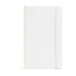 Poppin Professional Notebooks, 5" x 8.25", College Ruled, 96 Sheets, White (104336)