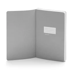 Poppin Soft Cover Notebooks, Medium, White, 100/Box (105046)