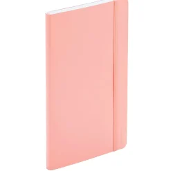 Poppin Soft Cover 1-Subject Pocket Notebook, 5" x 8.25", Narrow Ruled, 96 Sheets, Pink (104451)