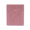 Poppin Velvet 1-Subject Professional Notebooks, 8.25" x 10.25", College Ruled, 40 Sheets, Pink (106158)