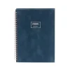 Poppin Velvet 1-Subject Professional Notebooks, 6" x 8.25", Dotted, 40 Sheets, Blue (106162)
