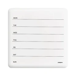 Poppin Weekly Dry-Erase Whiteboard, 1' x 1' (108723)