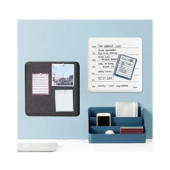 Poppin Weekly Dry-Erase Whiteboard, 1' x 1' (108723)