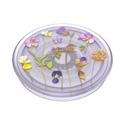 PopSockets PlantCore Cell Phone Grip, Translucent Purple Fields (806198)
