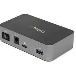 4-Port USB C Hub - USB 3.1 Gen 2 (10Gbps) - 3x USB-A & 1x USB-C - Powered - Universal Power Adapter Included (HB31C3A1CS)