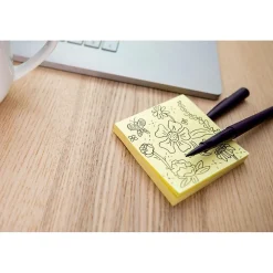 Post-it 100% Recycled Paper Super Sticky Notes, 3