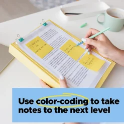 Post-it 100% Recycled Paper Super Sticky Notes, 3