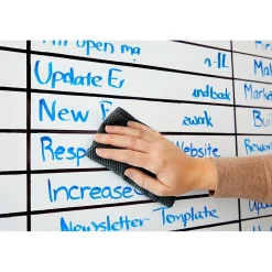 Post-it Easy Erase Plastic Adhesive Dry-Erase Whiteboard, 4' x 3' (FWS4X3)