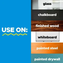 Post-it Easy Erase Plastic Adhesive Dry-Erase Whiteboard, 6' x 4' (FWS6X4)