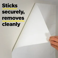 Post-it Easy Erase Plastic Adhesive Dry-Erase Whiteboard, 9.1