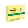 Post-it Greener Recycled Notes, 4" x 6", Canary Collection, Lined, 100 Sheet/Pad, 12 Pads/Pack (660RPYW)