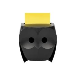 Post-it Note Dispenser, Owl Design, Black (OWL-330-BK)