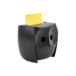Post-it Note Dispenser, Owl Design, Black (OWL-330-BK)