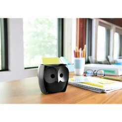 Post-it Note Dispenser, Owl Design, Black (OWL-330-BK)