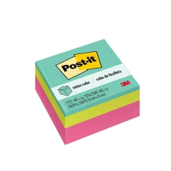Post-it Notes, 3" x 3", Assorted Collection, 400 Sheet/Pad (2027)