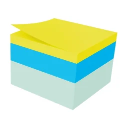 Post-it Notes, 3" x 3", Blue Wave, 470 Sheet/Pad (2056-RC)