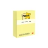 Post-it Notes, 3" x 5", Canary Collection, 100 Sheet/Pad, 12 Pads/Pack (655-YW)