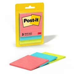 Post-it Notes, 3" x 3", Poptimistic Collection, 50 Sheet/Pad, 3 Pads/Pack (6301)