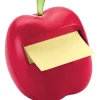 Post-it Pop-Up Apple-Shaped Dispenser for 3" x 3" Notes, Red, 1 Pad/Pack (APL330)