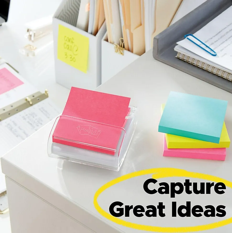 Post-it Pop-up Notes, 3" x 3", Canary Collection, 90 Sheet/Pad, 18 Pads/Pack (R330-18CP)