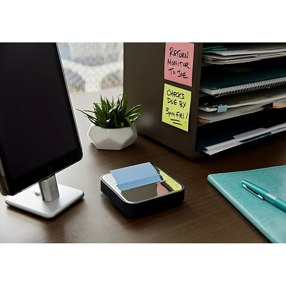 Post-it Recycled Pop-up Notes, 3" x 3", Sweet Sprinkles Collection, 100 Sheet/Pad, 12 Pads/Pack (R330RP12AP)