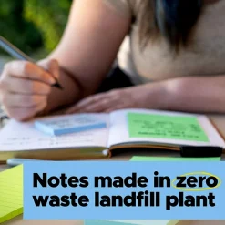 Post-it Recycled Super Sticky Notes, 4