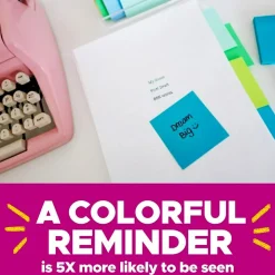 Post-it Recycled Super Sticky Notes, 4