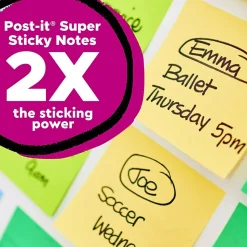 Post-it Recycled Super Sticky Notes, 3