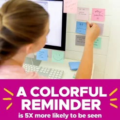 Post-it Recycled Super Sticky Pop-up Notes, 3