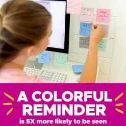 Post-it Recycled Super Sticky Notes, 3