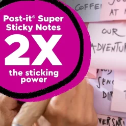 Post-it Recycled Super Sticky Notes, 3