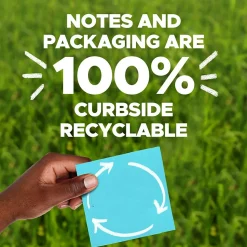 Post-it Recycled Super Sticky Notes, 3