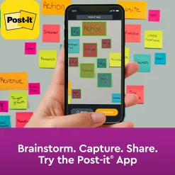 Post-it Recycled Super Sticky Notes, 3