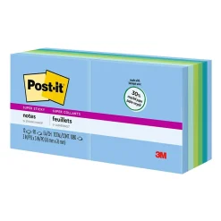 Post-it Recycled Super Sticky Notes, 3