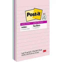 Post-it Recycled Super Sticky Notes, 4