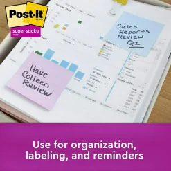 Post-it Recycled Super Sticky Notes, 3