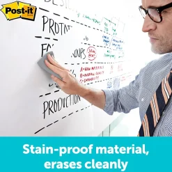 Post-it Super Dry Erase Surface, 4' x 8' (DEF8X4)