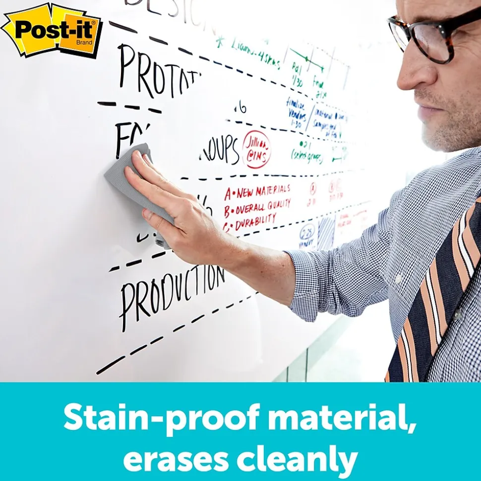 Post-it Super Sticky Dry Erase Surface, 2' x 3' (DEF3X2)