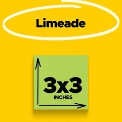 Post-it Super Sticky Notes, 3" x 3", Marrakesh Collection, 90 Sheet/Pad, 5 Pads/Pack (654-5SSLE)