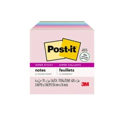 Post-it Super Sticky Notes, 3