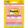 Post-it Super Sticky Notes, 3" x 3", Summer Joy Collection, 45 Sheet/Pad, 3 Pads/Pack (3321-SSJOY)