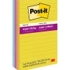 Post-it Super Sticky Notes, 4" x 6", Summer Joy Collection, Lined, 90 Sheet/Pad, 5 Pads/Pack (660-5SSJOY)
