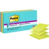 Post-it Super Sticky Pop-up Notes, 3" x 3", Supernova Neons Collection, 90 Sheet/Pad, 10 Pads/Pack (R330-10SSMIA)