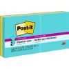 Post-it Super Sticky Pop-up Notes, 3" x 3", Supernova Neons Collection, 90 Sheet/Pad, 6 Pads/Pack (R330-6SSMIA)