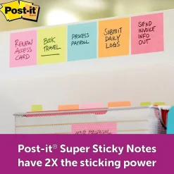 Post-it Super Sticky Pop-Up Notes Dispenser for 3" x 3" Notes, Black, 12 Pads (DS330-SSVA)