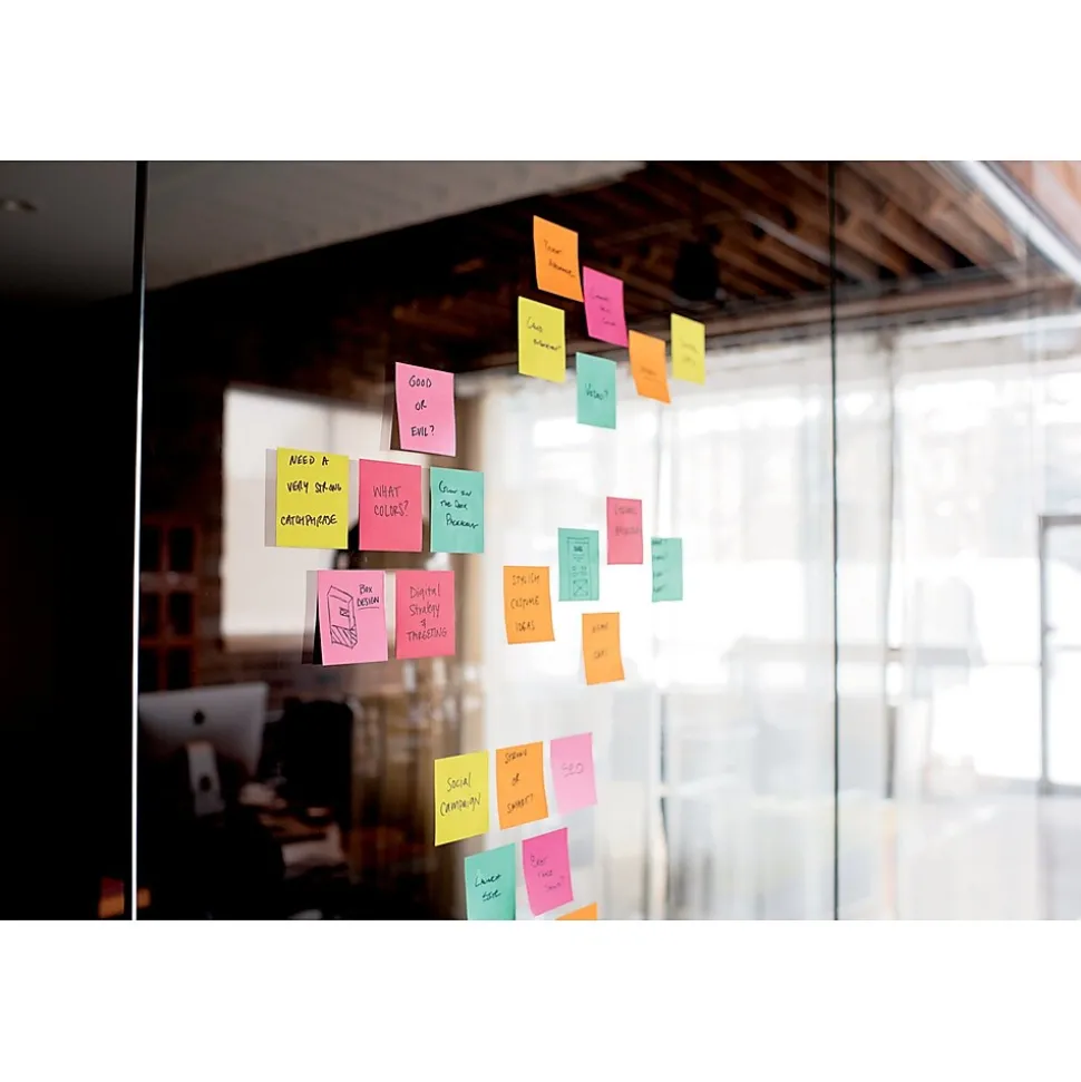 Post-it Super Sticky Pop-Up Notes Dispenser for 3" x 3" Notes, Black, 12 Pads (DS330-SSVA)