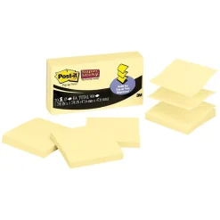 Post-it® Super Sticky Refill Pop-up Notes, Canary Yellow, 2