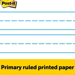 Post-it® Super Sticky Tabletop Easel Pad, 20" x 23", Primary Lined, 20 Sheets/Pad (563PRL)