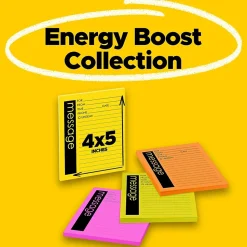 Post-it Super Sticky Telephone Message Pad, 4" x 5", Multicolor, 50 Sheets/Pad, 4 Pads/Pack (7679-4)